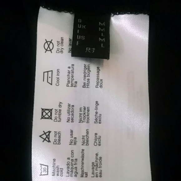 ESPIRT black dress w black overlay w gold highligh - Picture 6 of 6